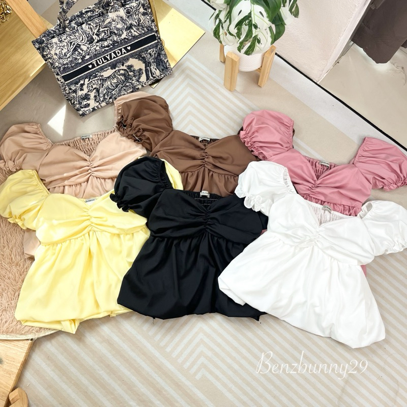 เสื้อบอลลูนมีแขนสาวอวบ อก 36-48 Benzbunny29  Women Clothing #2095