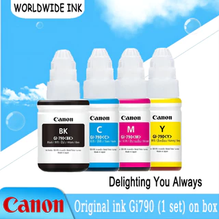 canon790หทึกเติมอิ๊งค์เจ๊ท รุ่น gt มีให้เลือก 4 สีหมึกเติม ของแท้100% เหมาะสำหรับเครื่องพิมพ์Canon รุ่นG1000 G2000 G3000