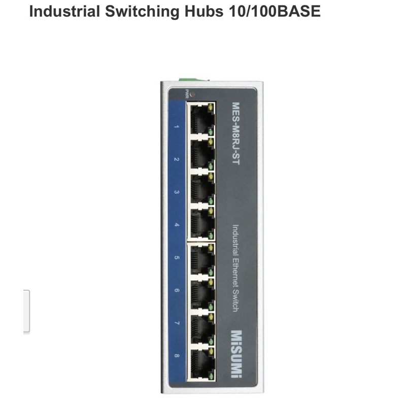 (ส่งด่วน) MES-M8RJ-ST Misumi Industrial Switching Hubs 8 ports