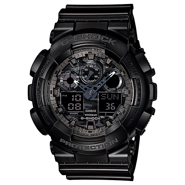 CASIO G-SHOCK ของแท้ cmg รุ่น GA-100CF-1ADR / GA-100CF / GA-100 รับประกันศูนย์เซ็นทรัล 1 ปีเต็ม