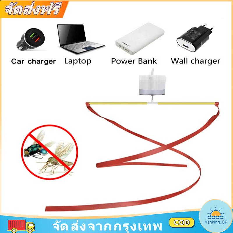 พัดลมไล่แมลงวัน USB แบบแขวน น้ำหนักเบาและแขวนง่าย 5ใบมีดลมแรง ปรับความเร็วได้ ยากันยุงที่มีประสิทธิภาพสูง