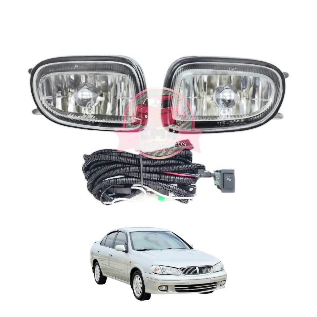 ไฟตัดหมอก สปอร์ตไลท์ แสงขาว NISSAN SUNNY NEO นิสสัน ซันนี่ นีโอ 2000 2001 2002 2003