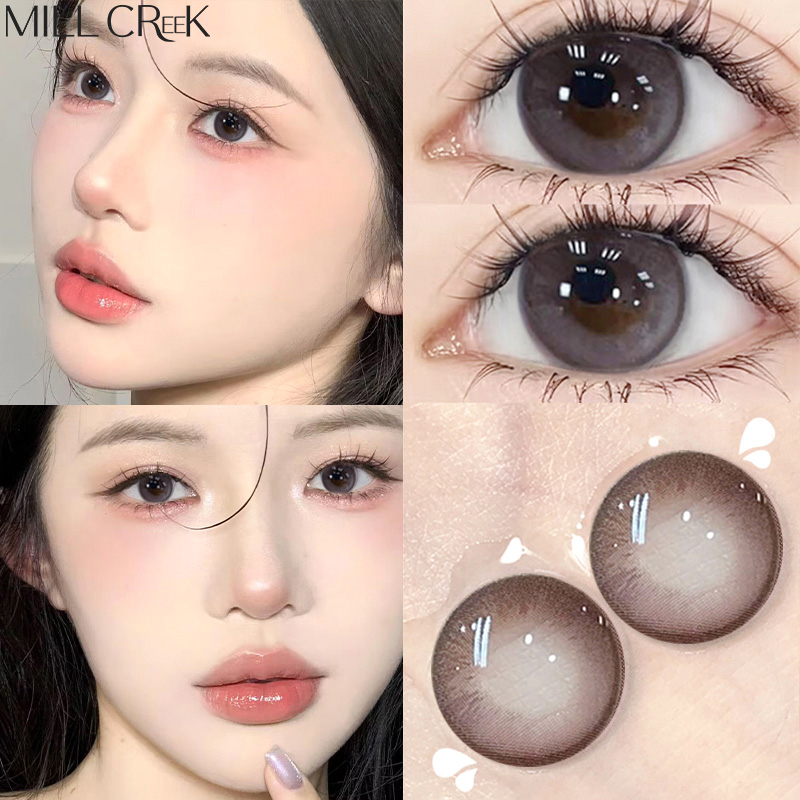 ✅COD [จัดส่ง2-3วัน]MILL CREEK Basque Rose คอนแทคเลนส์ 14.2mm 0.00~8.00 องศา 12 เดือน เลนส์สายตาสั้นส