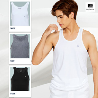 Guy Laroche เสื้อกล้ามทรง Body Fit ปัก LOGO GL ที่หน้าอก มีให้เลือก 3 สี (JVE2423R8)