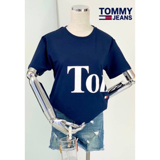 tommy เสื้อยืดแขนสั้นผู้หญิง