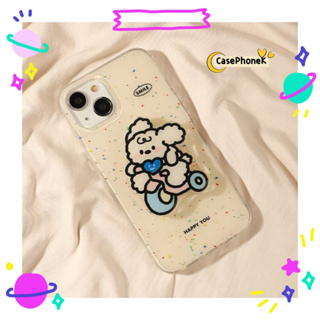 🔥จัดส่งภายใน 24 ชม🔥เคสสำหรับไอโฟน12 13 14 Pro Max For 11 ลูกสุนัข ความนิยม การ์ตูน แฟชั่น เรียบง่าย การป้องกันการตก Case