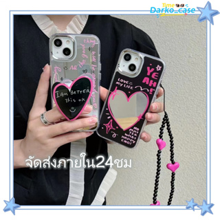 🎈จัดส่งภายใน24ชม🎈เคส for iPhone 11 14 Pro Max Case for iPhone 12 13 ป้องกันการตก การป้องกัน รูปหัวใจ พร้อม พร้อมขาตั้ง