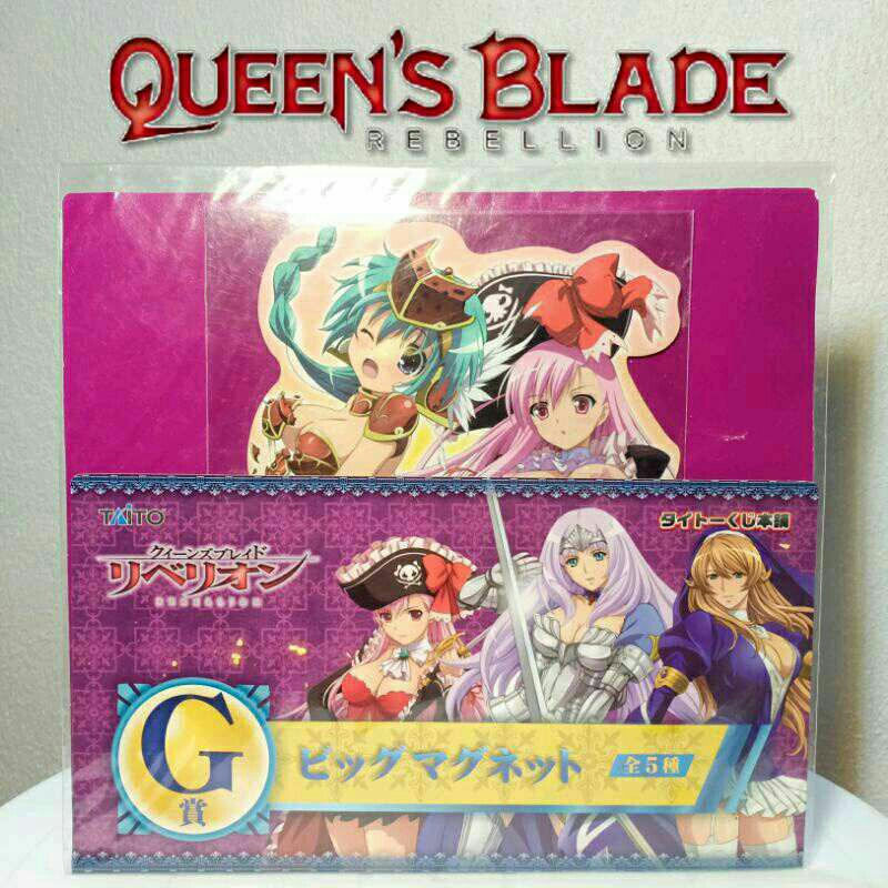 สินค้า​ แม่เหล็กติดตู้เย็น Queen's Blade Rebellion ควีนเบลด ของ สะสม อนิเมะ TAITO ญี่ปุ่นมือสอง