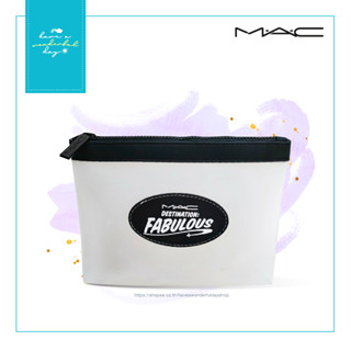 👛 Mac Fabulous กระเป๋าใส่เครื่องสำอางค์ ขนาด 5.5 x 7 นิ้ว หรือของกระจุ๊กกระจิ๊กจากแบรนด์ Mac ทำจากพลาสติกหนา ทนสุดๆ