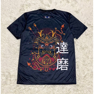 DaRuMa เสื้อยืดพิมพ์ลาย สีไม่ตกไม่ลอกค่ะ เนื้อผ้ากีฬา