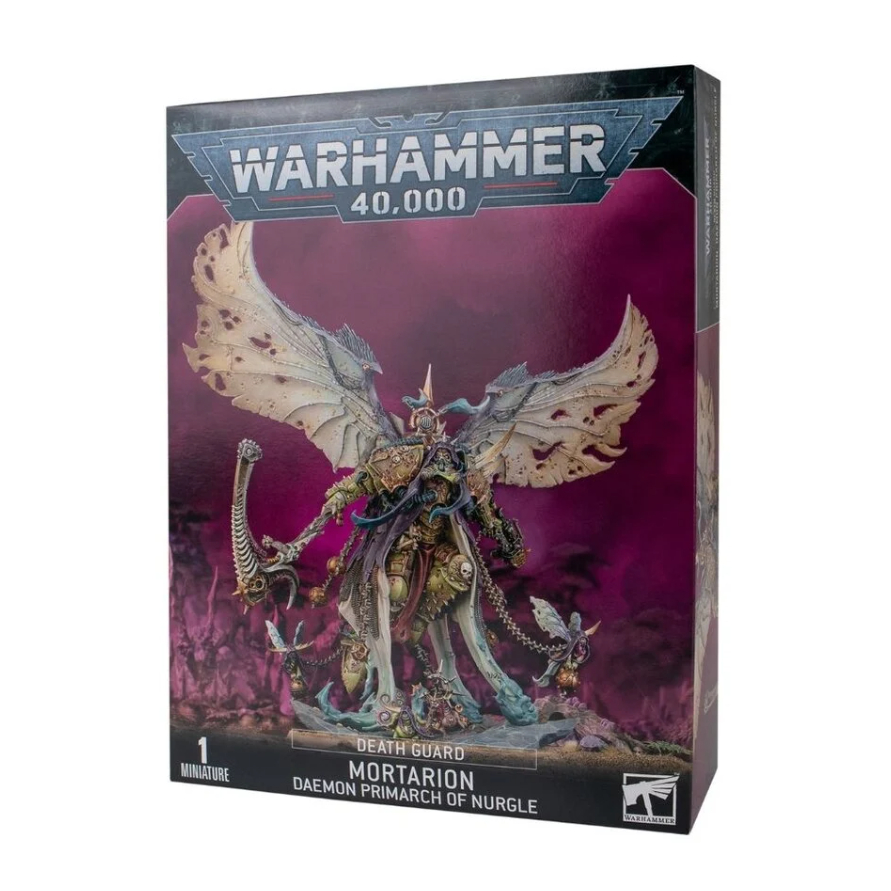 [200A พร้อมส่ง] WARHAMMER 40K : DEATH GUARD : MORTARION DAEMON PRIMARCH OF NURGLE  โมเดลเกมสนามจำลอง