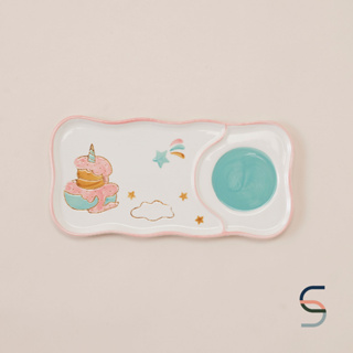 SARABARN Unicorn Breakfast Plate | จาน จานอาหารเช้า ยูนิคอร์น