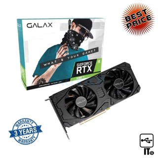 VGA GALAX GEFORCE RTX 3060 TI 1-CLICK OC - 8GB GDDR6 Lite Hash Rate ประกัน 3Y การ์ดจอ