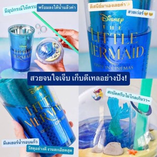 ถังป๊อปคอร์น The Little Mermaid จาก Major Cineplex สะพายเป็นกระเป๋าได้ Major Shell Bucket เงือกน้อยผจญภัย