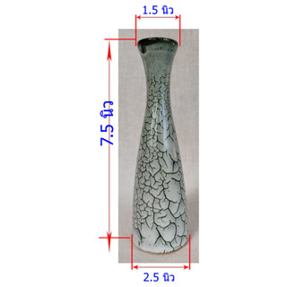 แจกัน เซรามิค คอยาว โอทอป เซรามิก ลำปาง otop lampang วุฒิชัยเซรามิค