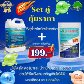 น้ำหมักปลาทะเล 1 ลิตร+ไตรโคเดอร์มา 500 กรัม เข้มข้น 3 เท่า