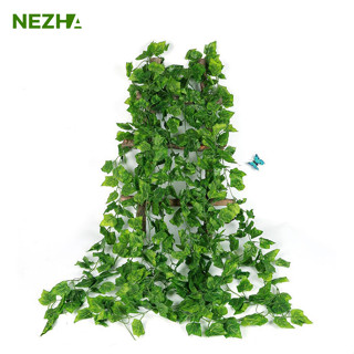 Nezha เถาวัลย์ปลอม ไม้เลื่อยปลอม ใบไม้ประดิษฐ์  Leaf string ตกแต่งบ้าน ตกแต่งสวน ใบสวย สีสดใส ดูเหมือนจริง