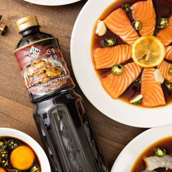 🍤 ซอสดองอาหารทะเล มันดี 1000ml ฮาลาล - เติมเต็มรสชาติแท้, เกาหลี,  สะอาด ปลอดภัย
