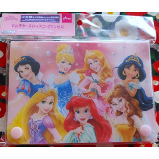 Disney princess กล่องใส่ รูป / โปสการ์ด รวมเจ้าหญิงดิสนีย์ ของแท้จากญี่ปุ่น Size : 15.5 x 11 cm