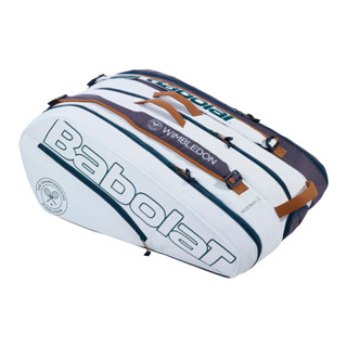 Babolat กระเป๋าเทนนิส RH12 Pure Wimbledon Tennis Bag | White/Grey ( 751217 )