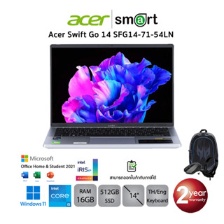 Acer Swift Go 14 SFG14-71-54LN/I5-13500H/16GB/512GB/14.0"/Win 11+Office 2021(Silver)