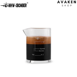 MHW-3BOMBER Espresso Glass แก้วช็อต เอสเพรสโซ่ มีขีดบอกปริมาณ ขนาด 2oz (60ml.)