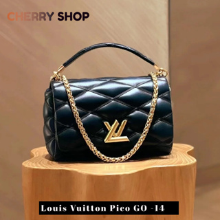 🍒หลุยส์วิตตอง  Louis Vuitton Pico GO -14 BAG🍒กระเป๋าสะพายสุภาพสตรี/กระเป๋าถือ