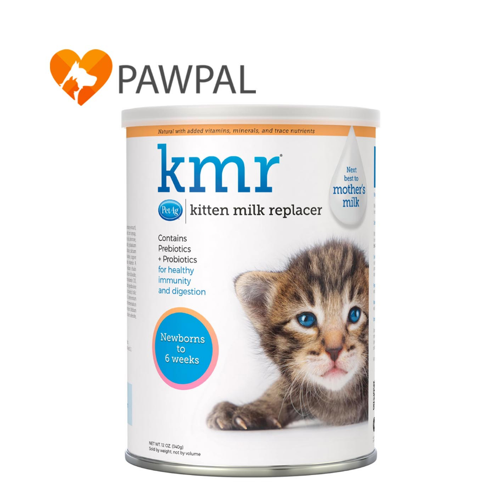 KMR นมผงแมว 12 oz 340 g PetAg 🔥Exp.8/2026 ล็อตใหม่ ลูกแมวแรกเกิด Powder kitten milk replacer เค เอ็ม