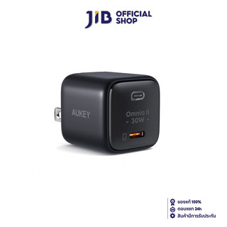 ADAPTER AUKEY (อะแดปเตอร์) PA-B1L OMNIA 30W CHARGER WITH GAN POWER TECH (BLACK)