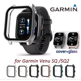 🇹🇭 เคส Garmin SQ l SQ2 เคส PCแบบแข็ง + กระจกนิรภัย HD Slim เคสคุณภาพดี🥰