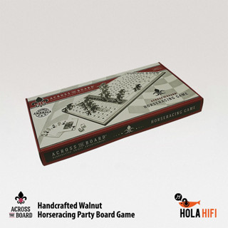 Handcrafted Walnut Horseracing Party Board Game [ เกมส์กระดานที่สนุกเหมาะสำหรับครอบครัว ]