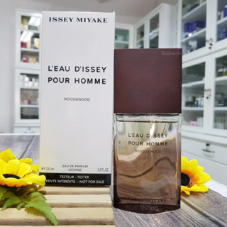 ISSEY MIYAKE LEau dIssey Pour Homme Wood &amp; Wood Eau De Parfum Intense 100ml Tester Box น้ำหอมสำหรับผู้ชาย