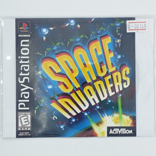 [00168] Space Invanders (US) แผ่นเกมก็อปปี้ PS1 แผ่นเกมปั๊มโรงงาน มือสองสภาพดี