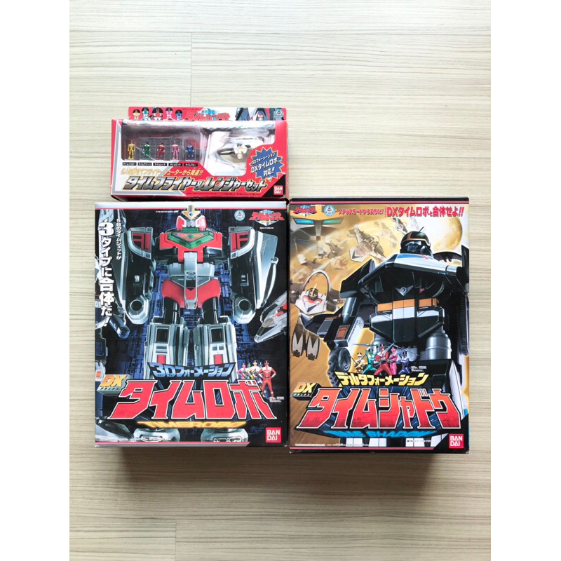 หุ่นยนต์เซนไต DX จากขบวนการ ไทม์เรนเจอร์ Time Ranger Robo Shadow Flyer ไทม์โรโบ ไทม์ชาโดว์ ไทม์ฟลายเ