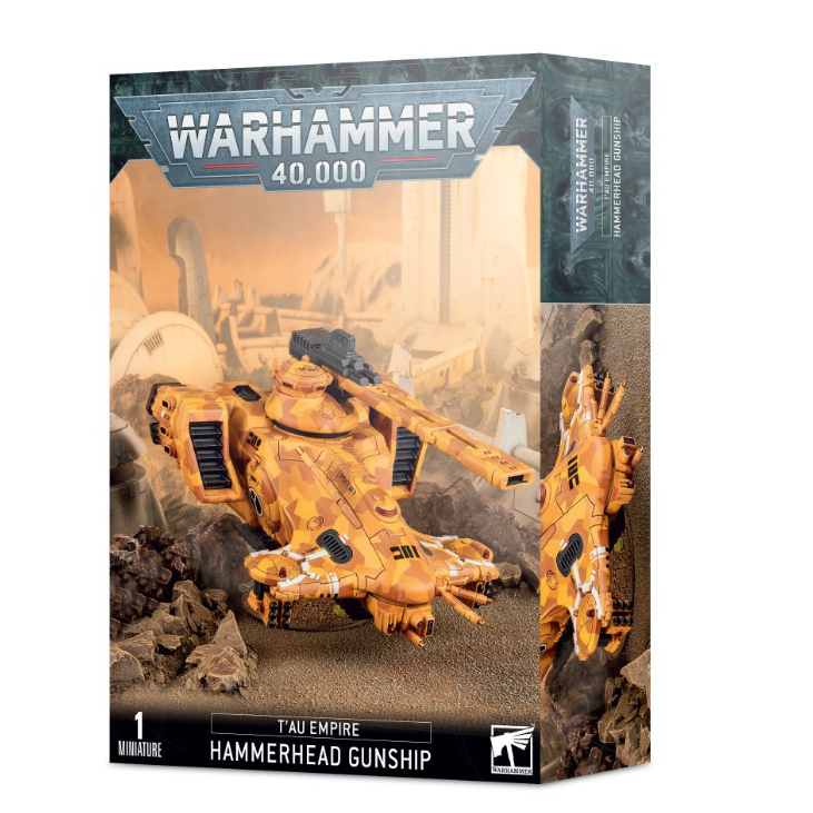 [200B พร้อมส่ง] WARHAMMER 40K: T'AU EMPIRE: HAMMERHEAD GUNSHIP โมเดลเกมสนามจำลอง
