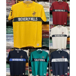 พร้อมส่ง🌈เสื้อยืด Beverly Hills Polo Club เสื้อยืดคอกลมแขนสั้น Classic Bear