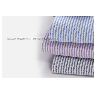 เสื้อเชิ้ตแขนสั้น Oxford รุ่น TheDOT. ผ้าทอ Twill หนานุ่ม ใส่สบาย ทนทาน