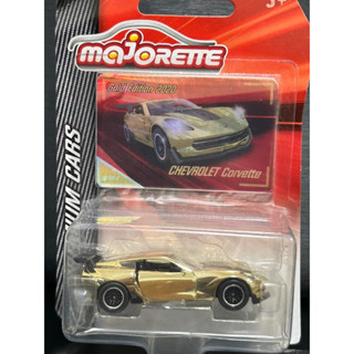 รถเหล็ก​ Majorette​ Chevrolet​ Corvette gold