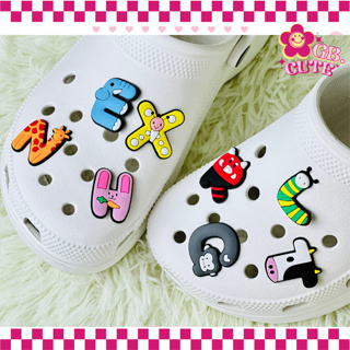 👟🧩Crocs Jibbitz ตัวติดรองเท้า - ตัวอักษร A-Z สินค้าพร้อมส่งจากไทย