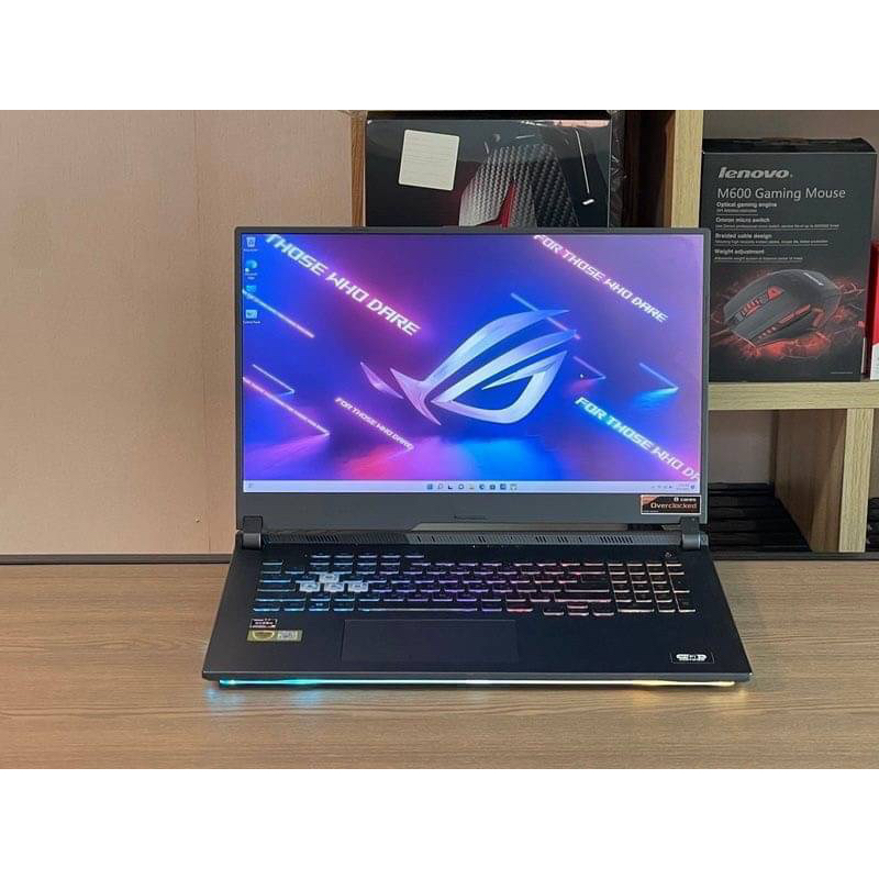 Asus ROG Strix G17 GL743QE -HX088T Ryzen 9 5900HX SSD512GB RAM16GB RTX 3050 Ti (4GB GDDR6)ครบกล่องปร