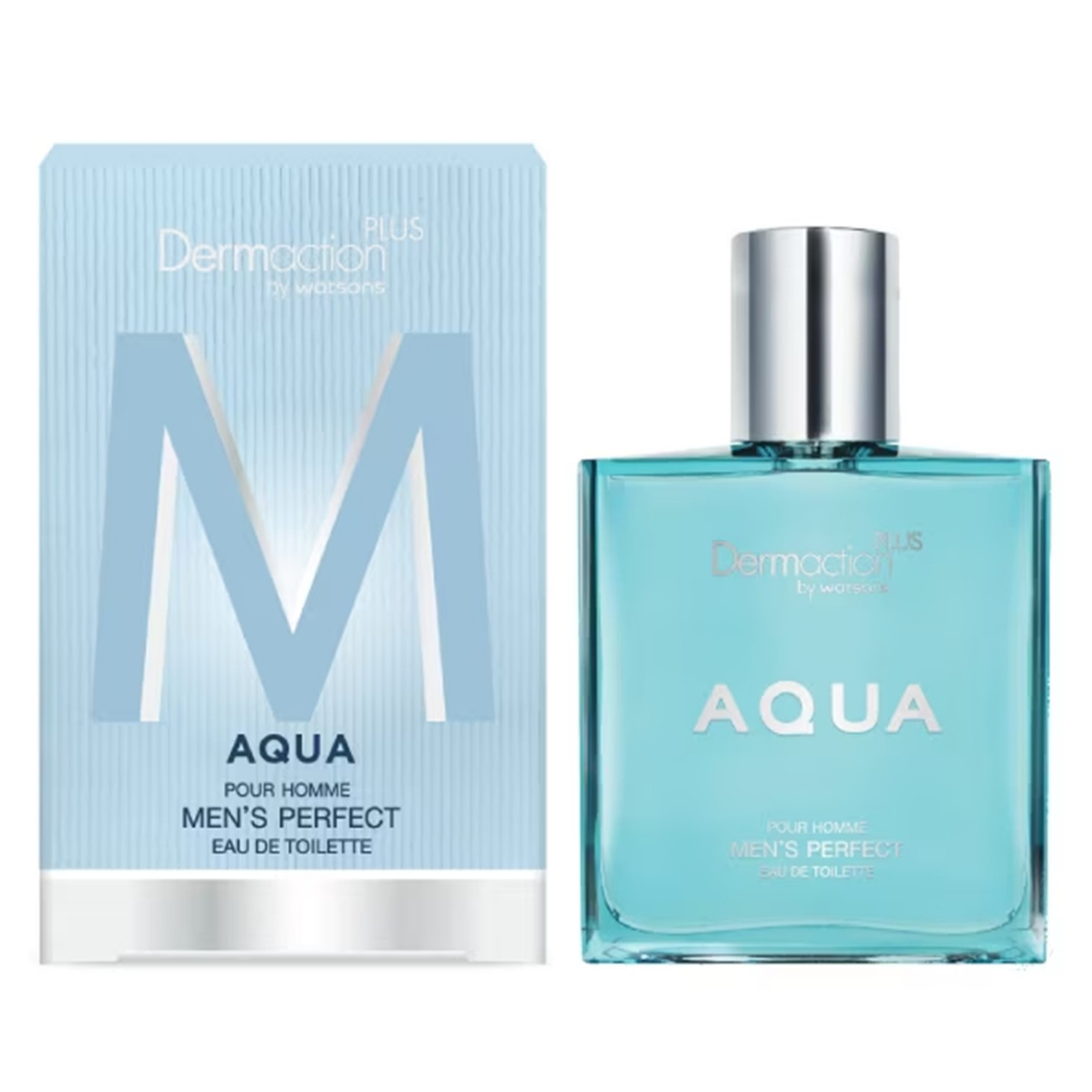 Dermaction Plus by Watsons AQUA Pour Homme Men’s Perfect Eau De Toilette 50ml น้ำหอมสำหรับผู้ชายกลิ่