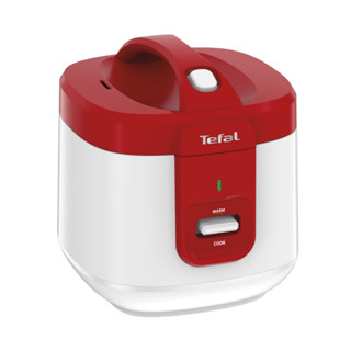 TEFAL หม้อหุงข้าวอุ่นทิพย์ รุ่น RK3625 ขนาด 2 ลิตร สีขาว - แดง