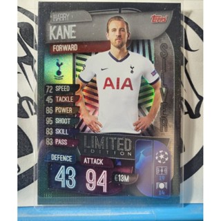 การ์ด Topps : Match Attax : UCL Silver Limited Edition