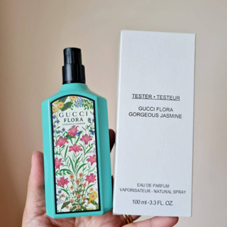 Gucci Flora goreous jasmine edp 100ml. Tester ไม่มีฝา