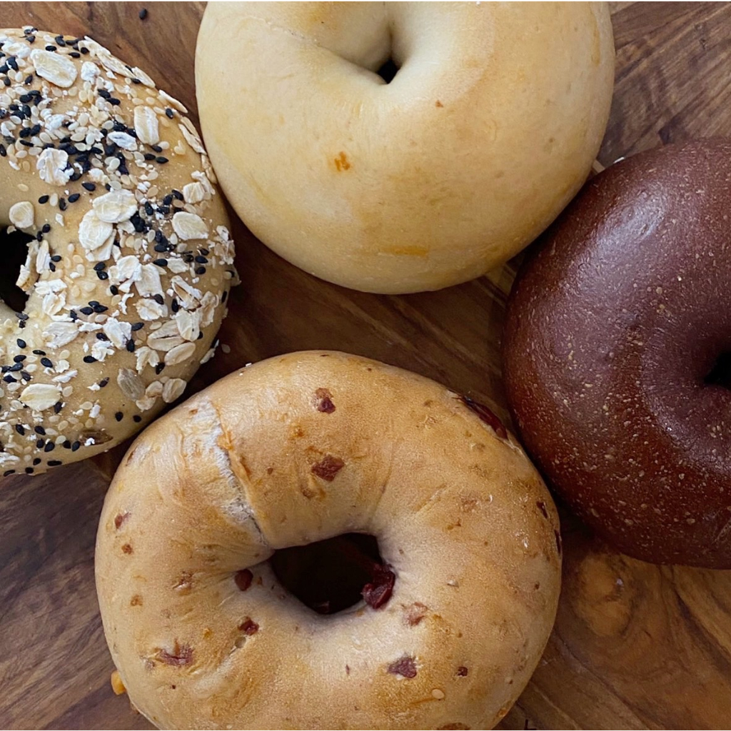 Sourdough Bagel ขนมปังซาว์โดว์เบเกิล