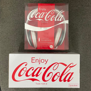 หูฟัง ลำโพง  Enjoy Coca-Cola แบบ แจ๊ค 3.5 มี 2 แบบ หูฟังกับลำโพง