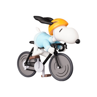 ของเล่นฟิกเกอร์ Japan Medicom Toy Udf Peanuts Series14 Bicycle Rider Snoopy Ultra Detail Figure Udf No.691 H88 มม. ของแท้ ส่งจากญี่ปุ่น