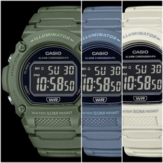 Casio Standard Digital W-219HCใหม่ล่าสุดรับประกันศูนย์