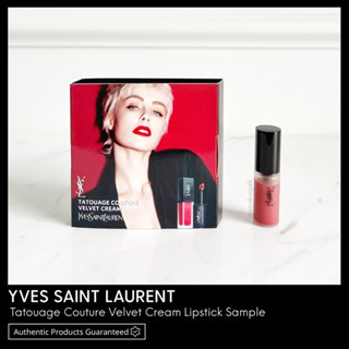 YVES SAINT LAURENT Tatouage Couture Velvet Cream Matte Lipstick ขนาดทดลอง พร้อมส่ง &amp; แท้