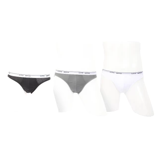 ARROW LITE กางเกงใน รูปแบบ BIKINI ขอบโชว์ยาง คละสี ดำ+เทา+ขาว